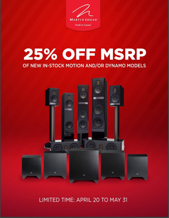 Martin Logan speaker sale