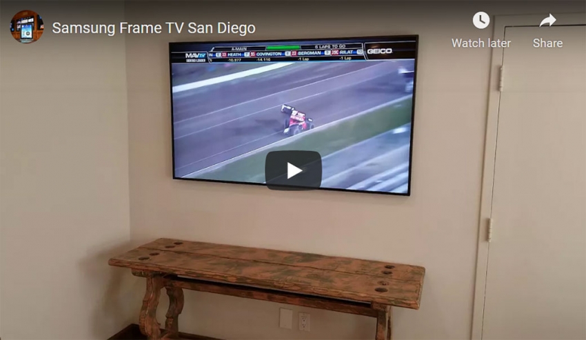 Samsung Frame TV San Diego Installation - Project of the Day